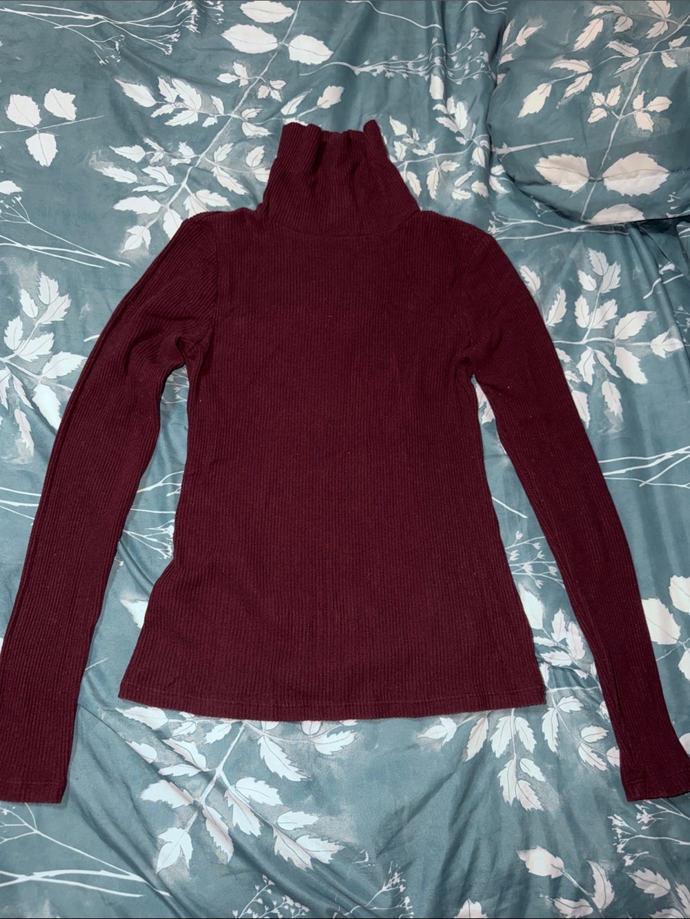 Old Navy Ribbed Turtleneck Sweater - Burgundy